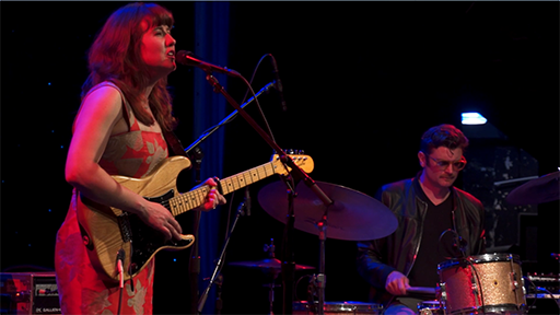 Anna Coogan and Willie B perform live at Seattle's Triple Door in April 2017.