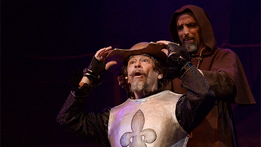 Richard Cray as Don Quixote in Man of Lamancha, Aug 2024 Maui Academy